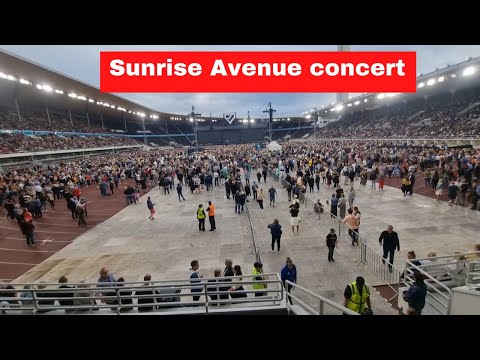 Olympic Stadium Helsinki 8.07.22 Sunrise Avenue Concert Last concert Before Group Splits Enjoys it