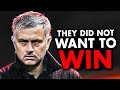 How Mourinho FORCED A Team To Win Against Their Will