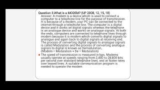 Bandwidth, Data Transmission Speed, Modem, Dialup, Leased Lines, ISDN @indian_computer_logics