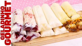 NEW GOURMET ICE CREAMS: 1 RECIPE, 4 SUPER CREAMY FLAVORS! SELLS A LOT IN THE HEAT!