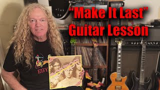 Montrose-How to Play Make It Last