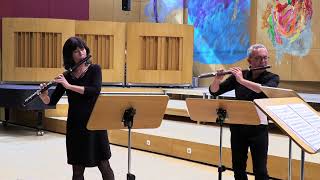 Fluitisten Mozarteum Orkest spelen op vier Alfred Verhoef fluiten.