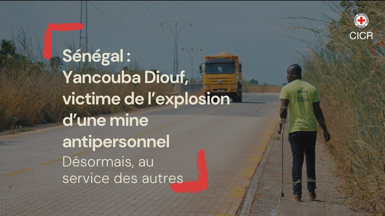 Yancouba Diouf, victime de l’explosion d’une mine antipersonnel au Sénégal