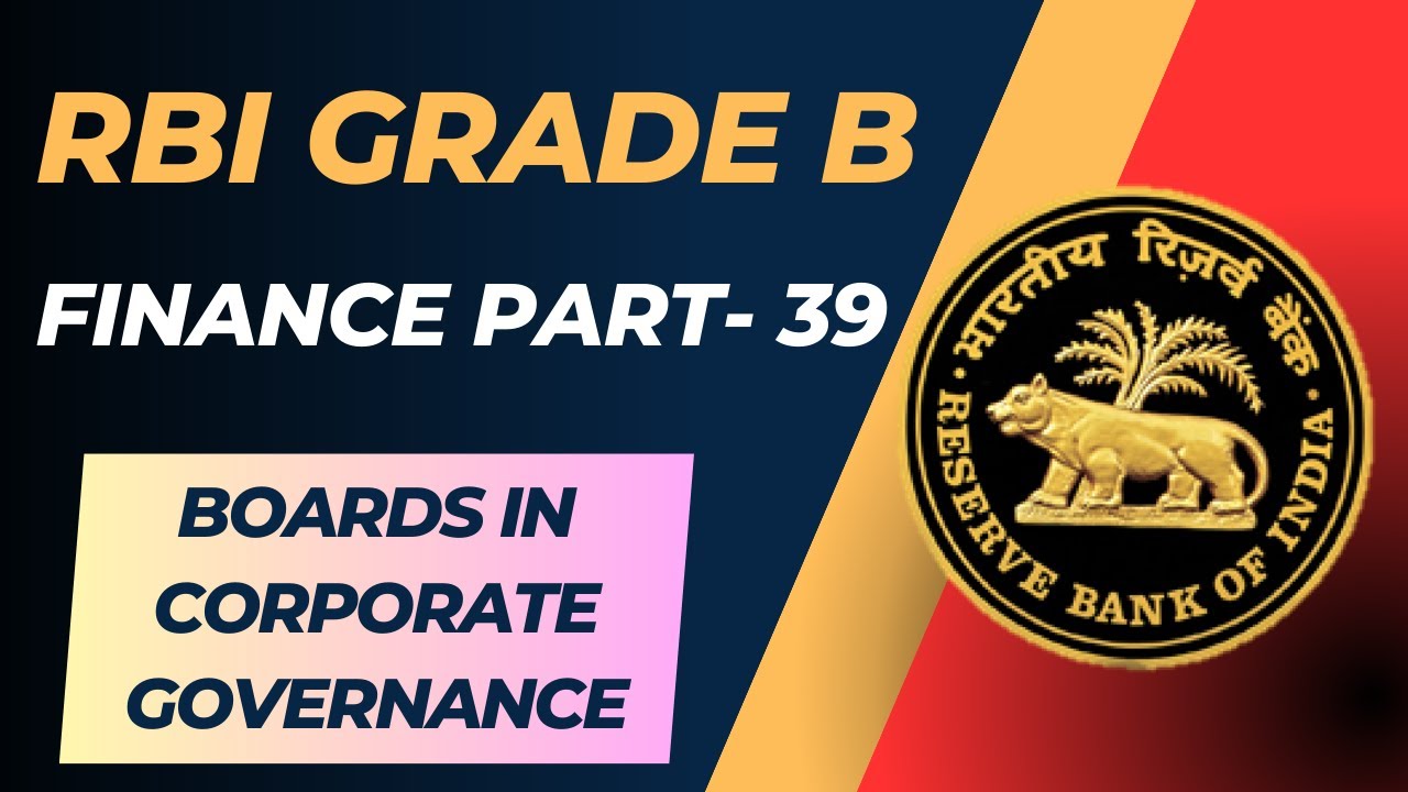 RBI Free Finance Course (Part 39) – Corporate Governance in Banking Different Boards in Hindi