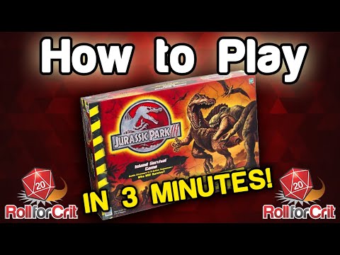 How To Play Jurassic Park III Island Survival Game - Roll For Crit