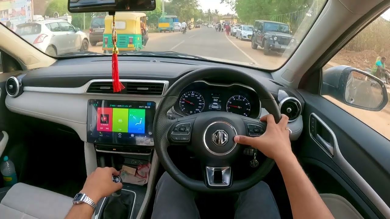 MG Astor Sprint Varient / Drive POV in Country roads / Base varient 2024 / Petrol manual