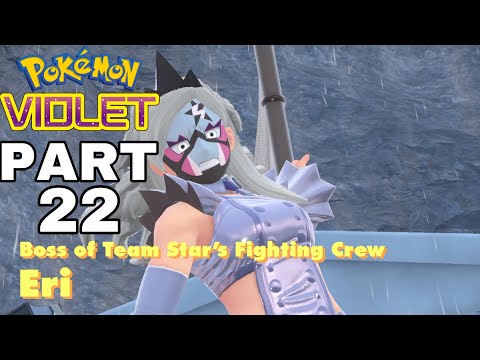Pokemon Violet Walkthrough: Defeating The Fighting Crew Boss Eri (Part 22)