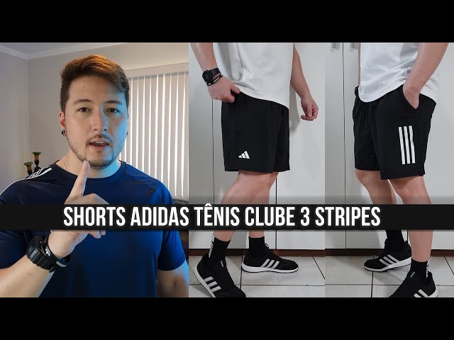 Vídeo relacionado con adidas Hombre Club Tennis Climacool 3-Stripes Shorts, White, XXL