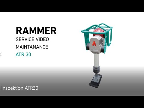 Ammann Rammer ATR 30_ Service inspection