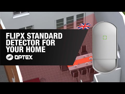 Home security: FlipX Standard detector for your home - OPTEX | By Demes
