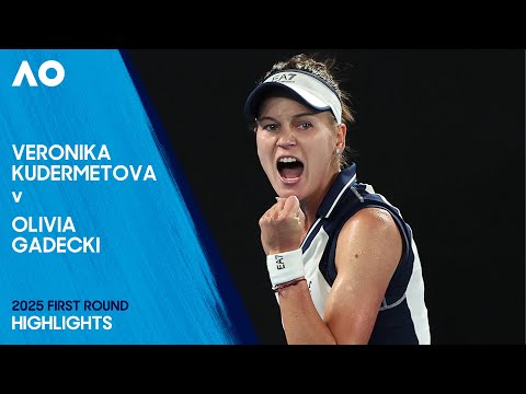 Veronika Kudermetova v Olivia Gadecki Highlights | Australian Open 2025 First Round