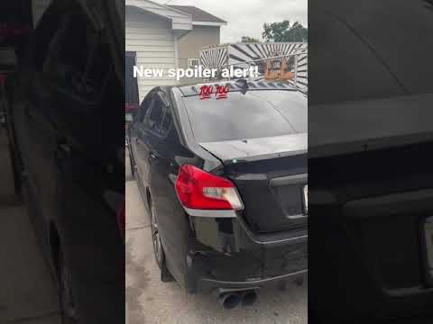 2018 Subaru WRX- Installing a New Spoiler