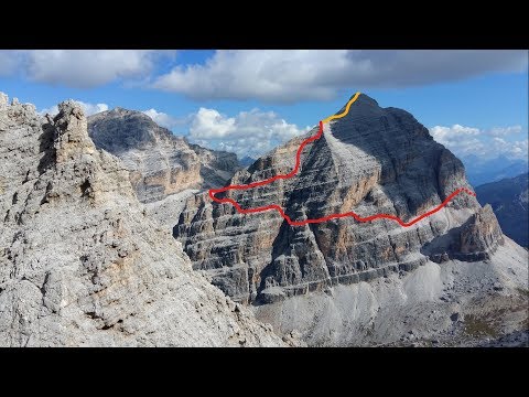 Ferrata Giovanni Lipella to the top of Tofana di Rozes (3225m)