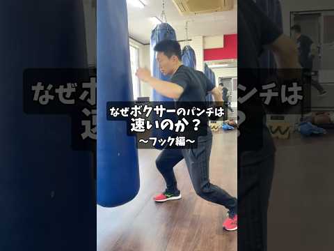 なぜボクサーのパンチは速いのか？2種類のパンチを解説【フック編】 #ボクシング #左フック #右フック