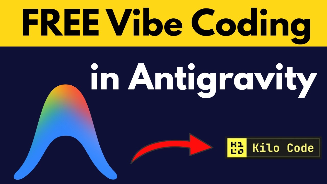 How to Vibe Code for FREE in Antigravity Using Kilo Code ⭐ (best)