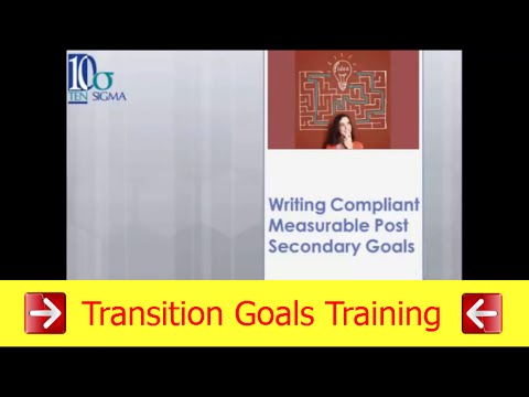 Transition Goals and How to Write Compliant and...