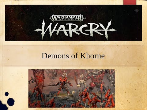 Warcry Faction Rundown - Demons of Khorne