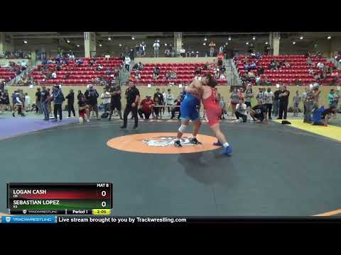 285 Lbs Round 2 - Logan Cash, OK Vs Sebastian Lopez, KS 25d2