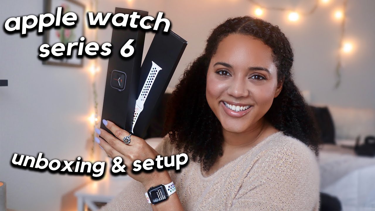 APPLE WATCH SERIES 6 unboxing + setup ✰ 40mm GPS space grey ⌚️