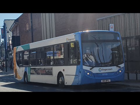THRASH: Route X24 | NK11BFU/27729 - Stagecoach North East: ADL Enviro 300