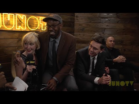 Shad and July Talk - Backstage at the 2014 JUNO Awards