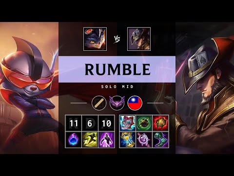 Rumble Mid vs Twisted Fate - TW Master Patch 25.18
