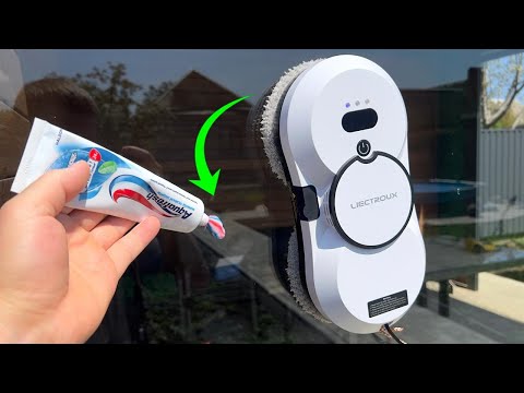 Робот мойщик окон Grunhelm автоматический для мойки стекла зеркал и плитки с пультом и распылением воды Мойщик окон автоматический - фото 1 - id-p2977124495