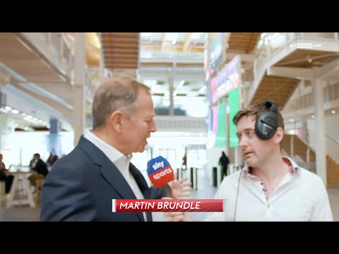 Martin brundle Grid Walk... but different!! Sky Sports F1