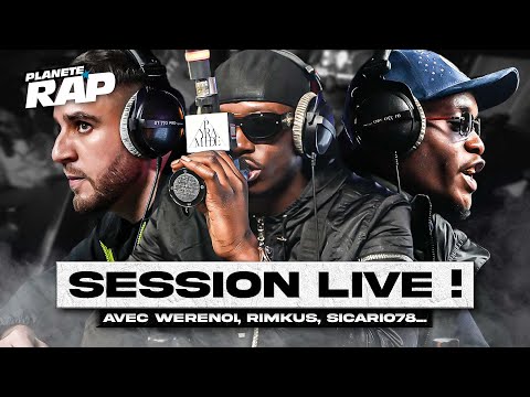 SESSION FREESTYLE avec Werenoi, Rimkus, Sicario78, EspritLvrge & RDR ! #PlanèteRap