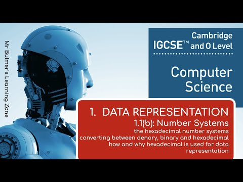 IGCSE Computer Science 2023-25 - (1) Data Representation  - Number Systems 1.1(b) Hexadecimal