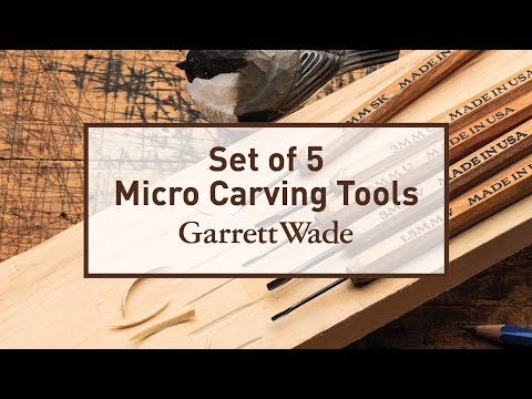 Garrett Wade Set of 5 Micro-Carving Tools