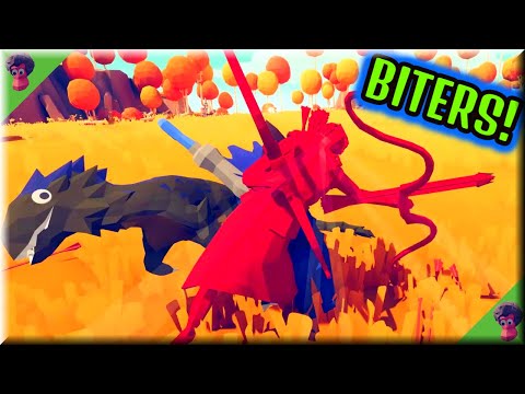 Raptor🐉 & Vampire💉 | Biter Duo vs Every Unit (same price | 1/2) - TABS Spooky Faction Update🎃