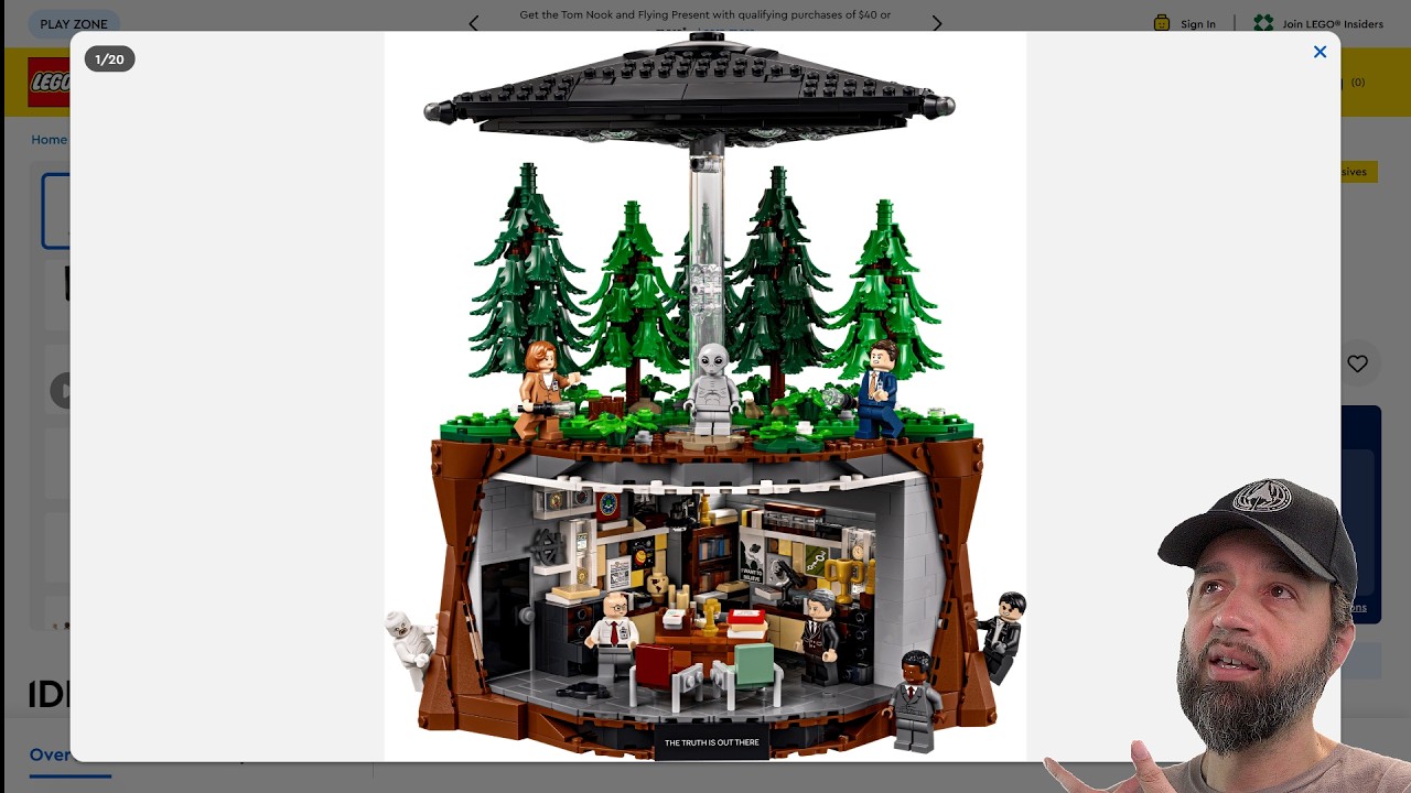 LEGO X-Files set officially revealed! Under 1500 pieces, $200 USD, GWP is important #NotAd 21369
