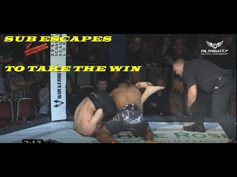 Sub Escapes to take the Win -  Almighty Fighting Championship -  Ottley  Vs  Edwards