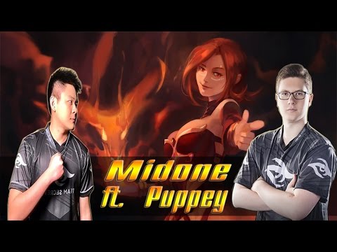 Midone[Lina] and Puppey [Puck] - ez Pub game