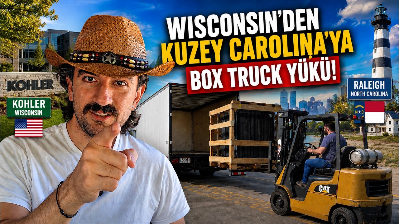 1 Günlük Yük Attım Ne Kadar Kazandım - Amerika’da Box Truck İşleri