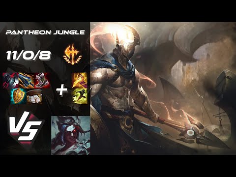 JUNGLE Pantheon vs Kayn - NA Challenger Patch 25.S1.6