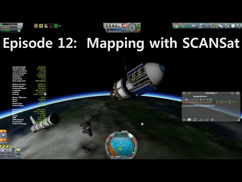 Mapping with SCANSat - KSP Career #12
