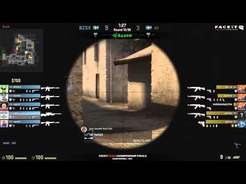 FACEIT TV - CS:GO September Championship 2013 (BZSX vs. n!faculty - Quarter final)