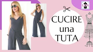 Cucire una tuta intera con pantalone