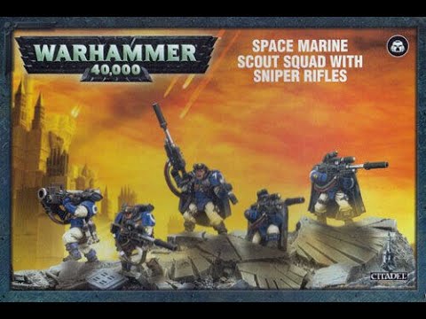Let's Talk About and Build: Warhammer 40k Space Marine Scout Squad (Fireplace Sounds)