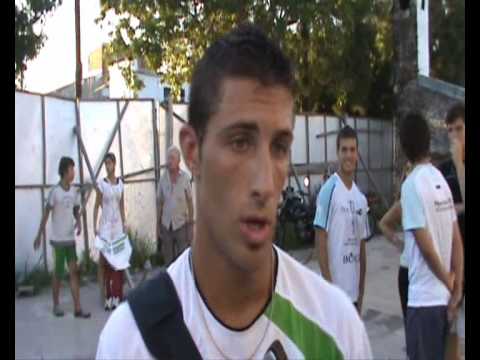 Entrevista a Ramiro Lago luego del triunfo ante Defensores Unidos, Primera C, 2009/10