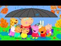 Peppa Pig Stands Under The Worlds Largest Umbrella Kids TV And Stories