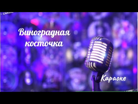 Виноградная косточка - караоке