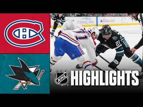 Canadiens vs. Sharks | NHL Highlights | March 03, 2026