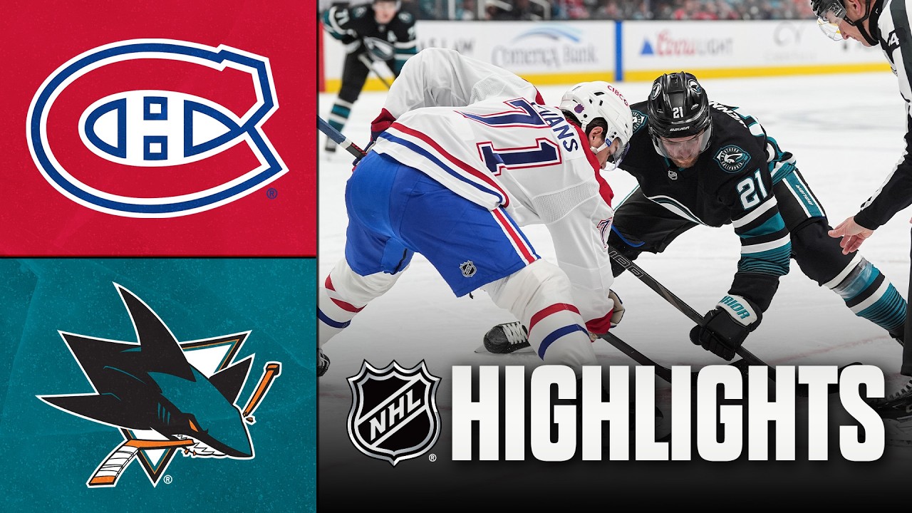 Canadiens vs. Sharks | NHL Highlights | March 03, 2026