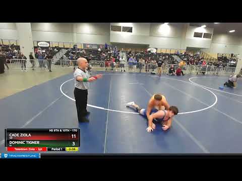 170 Lbs Champ. Round 1 - Cade Ziola, NE Vs Dominic Tigner, IA A654