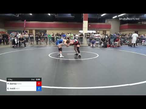 53 Kg Rr Rnd 1 - Persaeus Gomez, Pomona Elite (PWCC) Vs Elena Ivaldi, MatTime 5d0d