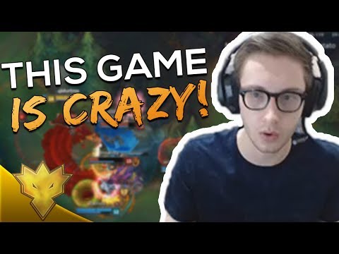 TSM Bjergsen - "THIS GAME IS CRAZY!" ft. MrRallez - League of Legends Funny Stream Moments