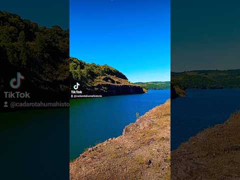 🌄 Cenário da Barragem Campos Novos Vai Surpreender Você! #aventura #natureza #fyp #viagem #roadtrip